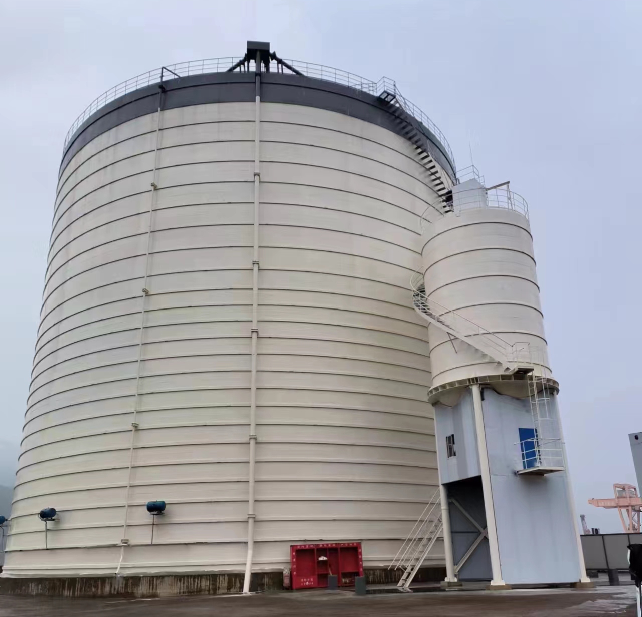 南口街道10万吨水泥钢板库