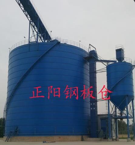 南口街道大型矿粉钢板库